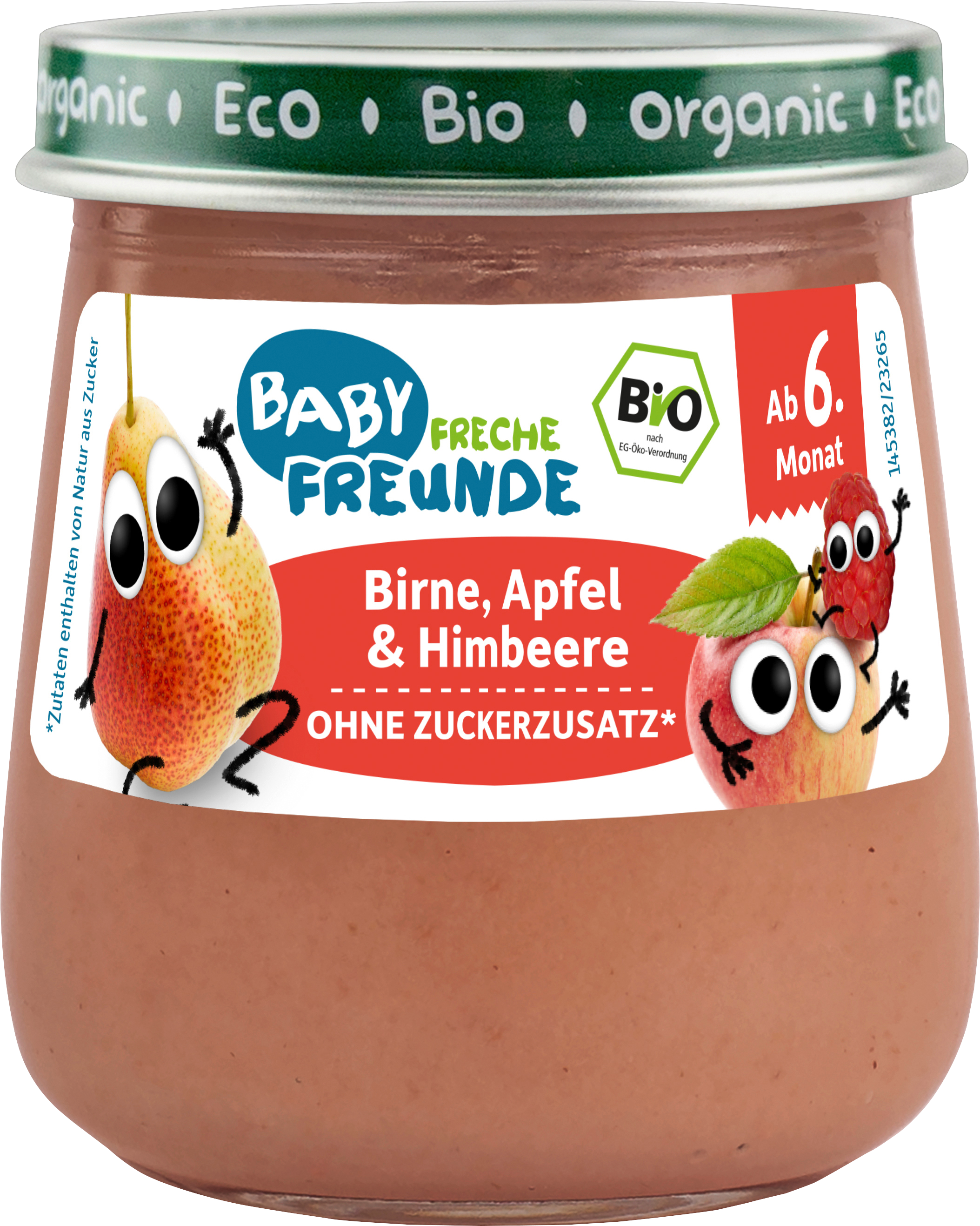 Früchte Birne, Apfel & Himbeere ab 6 Monaten