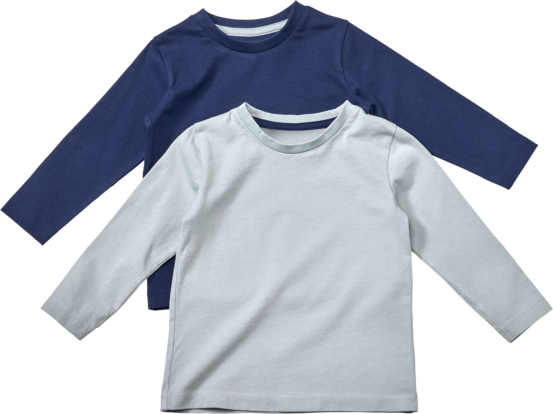 Langarmshirts, blau, Gr. 140