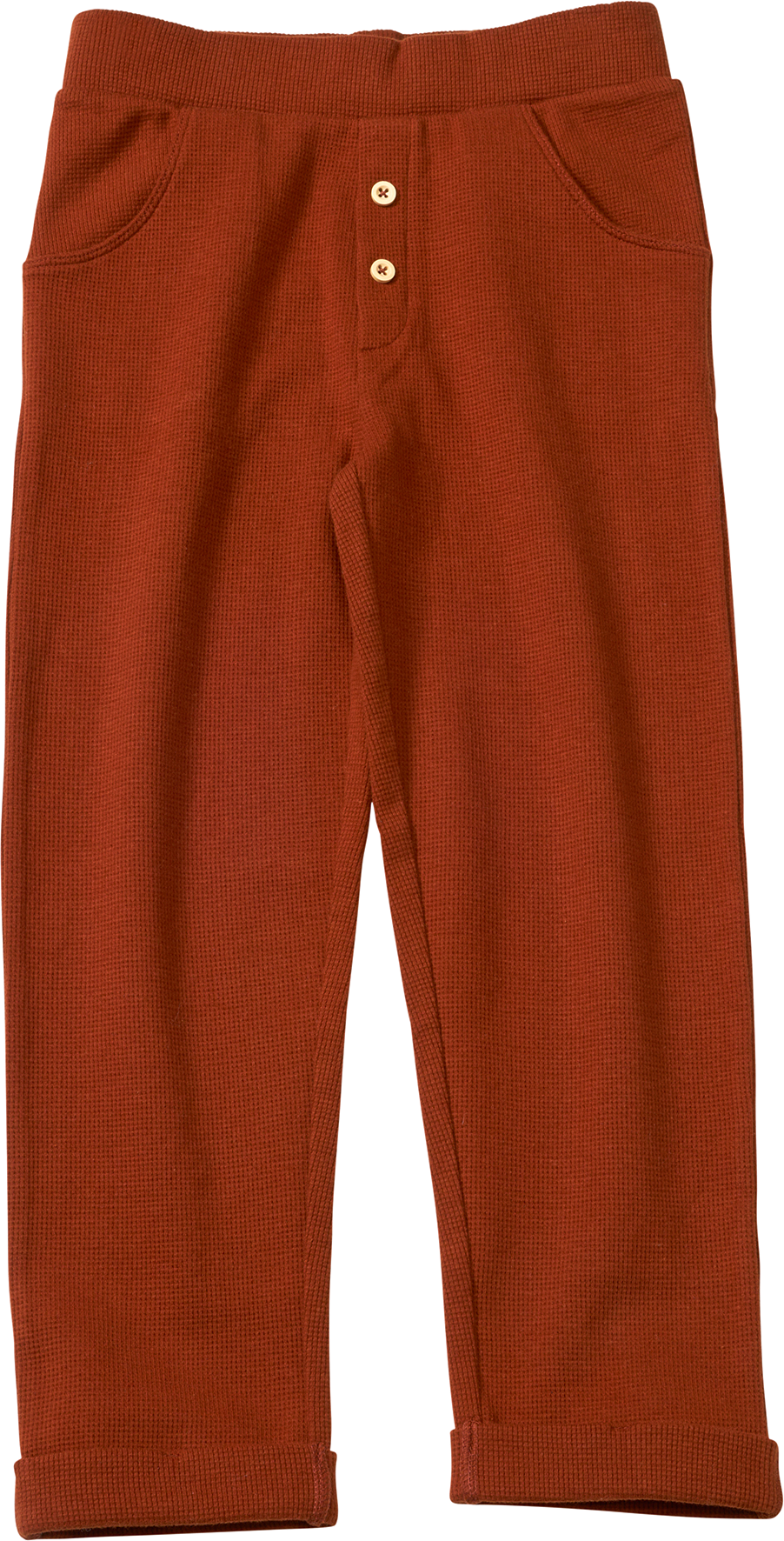 Jogginghose mit Waffel-Struktur, braun, Gr. 122