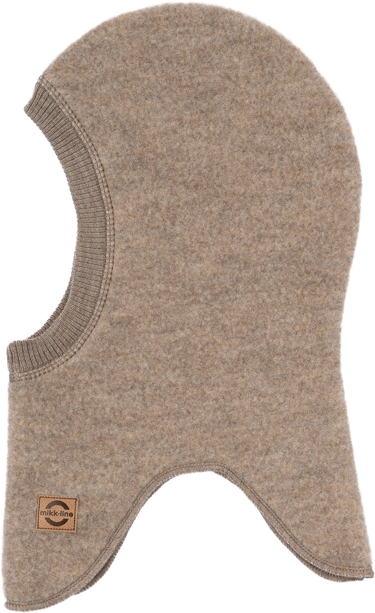 Schlupfmütze mit Merinowolle, braun, Gr. 74/80
