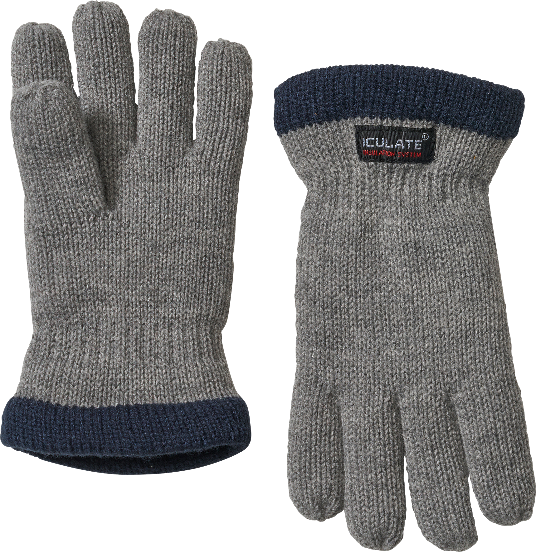 Handschuhe, grau, Gr. 4