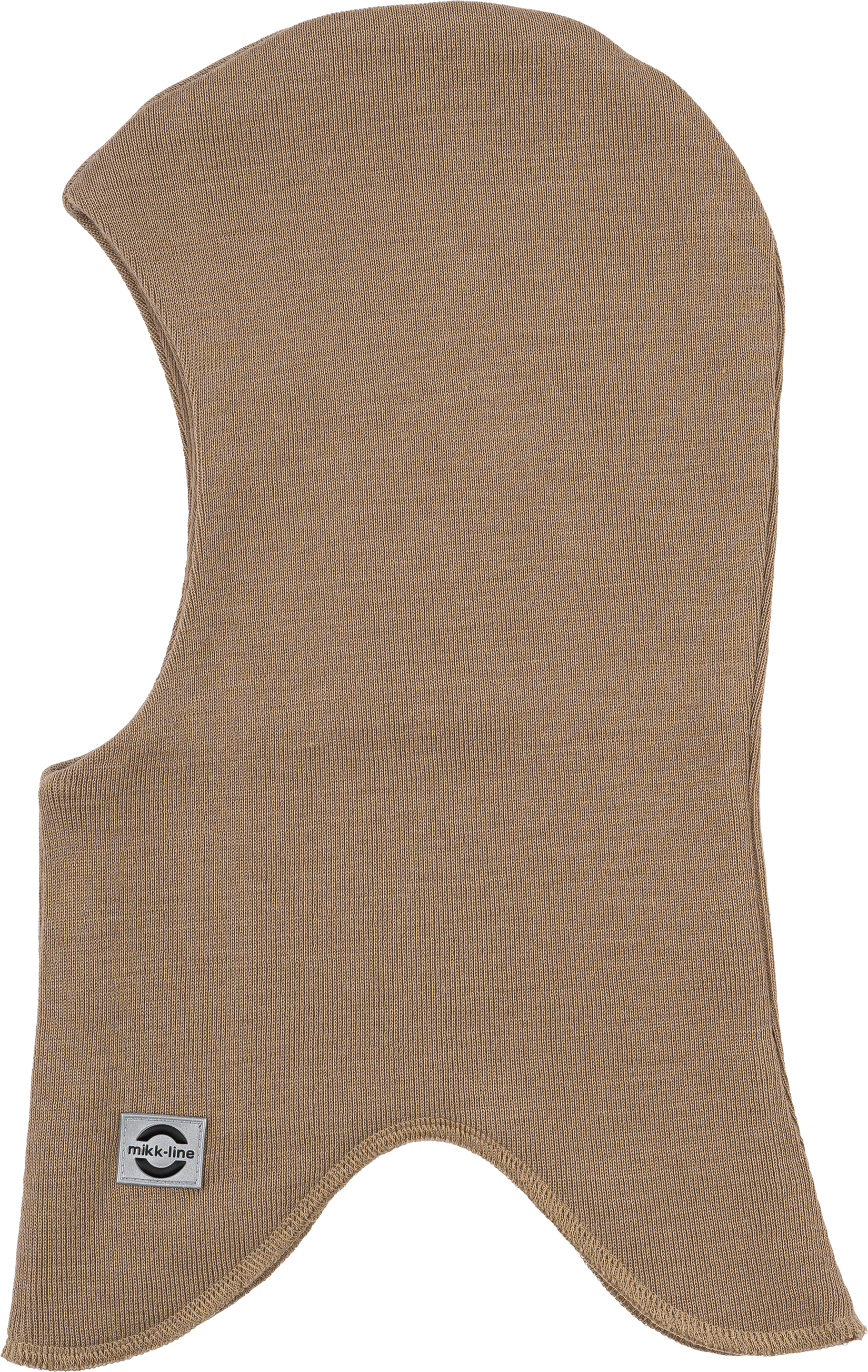 Schlupfmütze mit Merino-Wolle, beige, Gr. 110/116