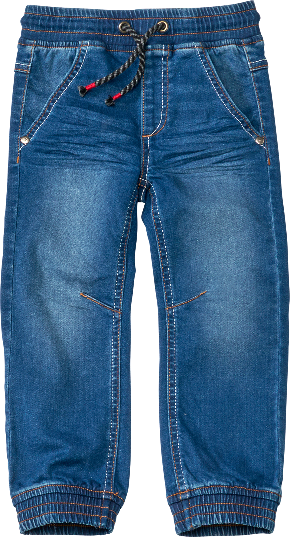 Jeans mit geradem Schnitt & Stretch, blau, Gr. 110