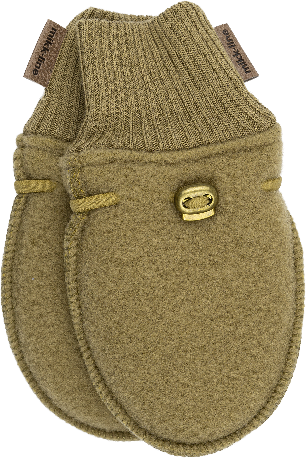 Handschuhe mit Merinowolle, khaki, Gr. 62/68