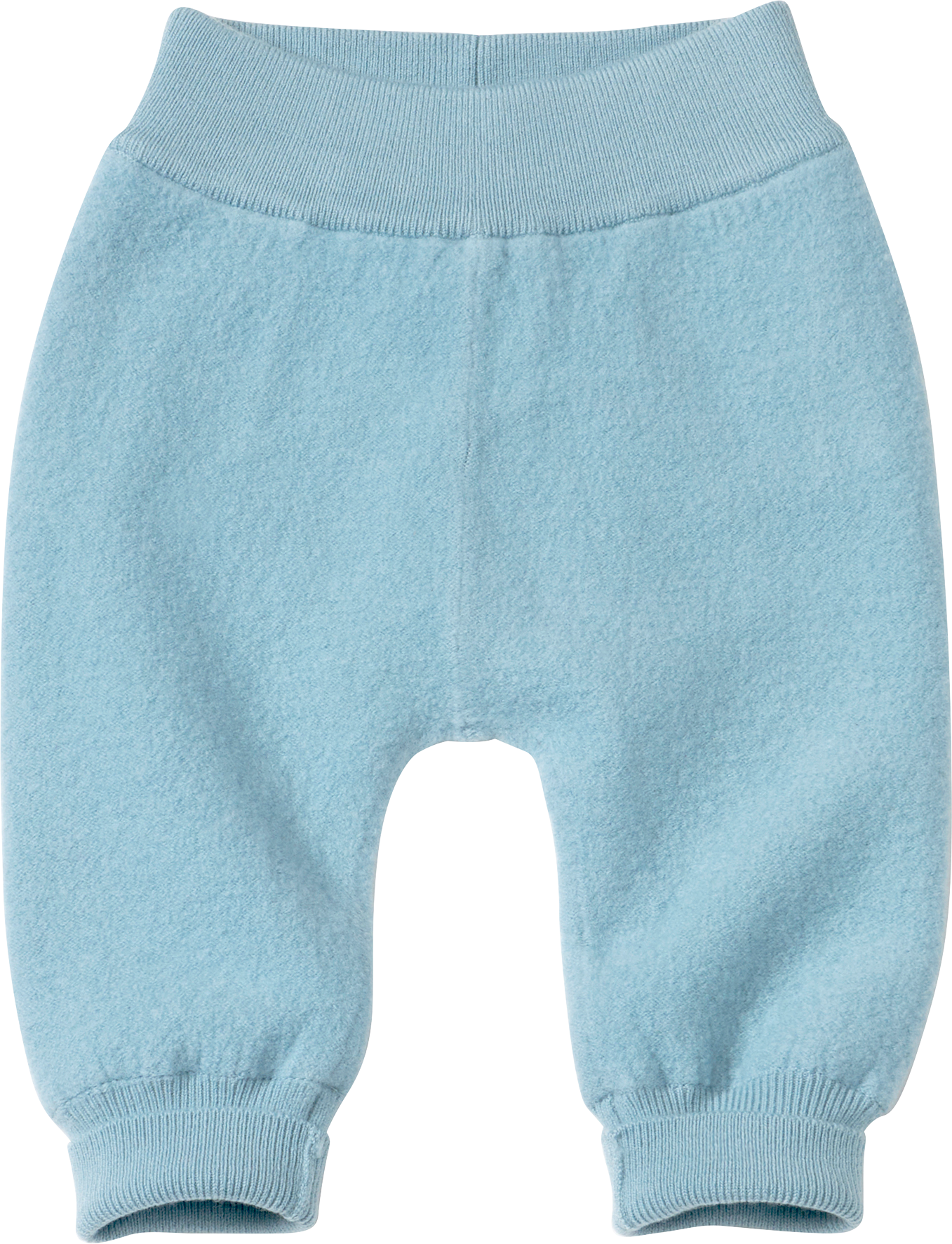 Hose mit Wolle & Mitwachsfunktion, blau, Gr. 74/80