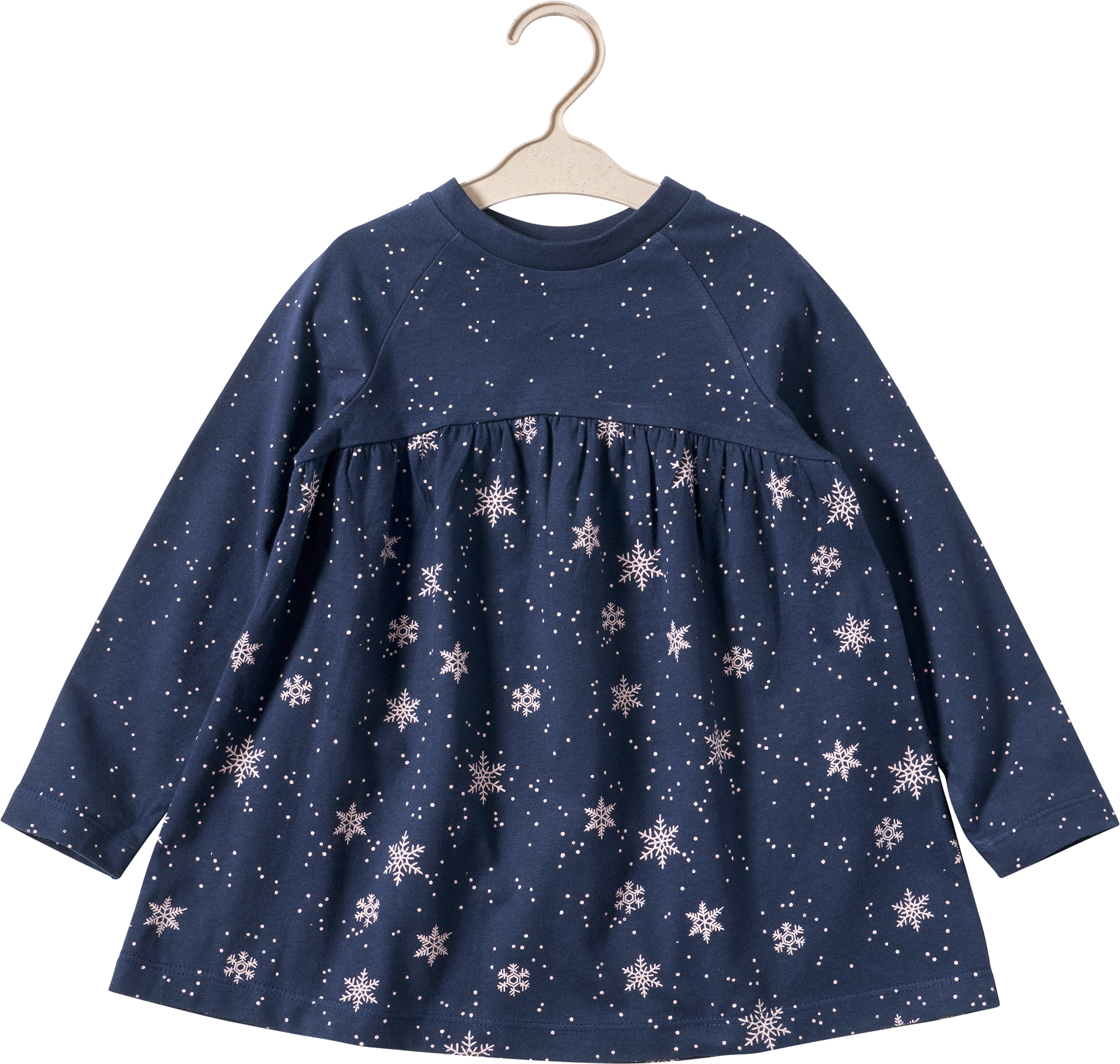 Tunika mit Schneeflocken-Muster, blau, Gr. 128