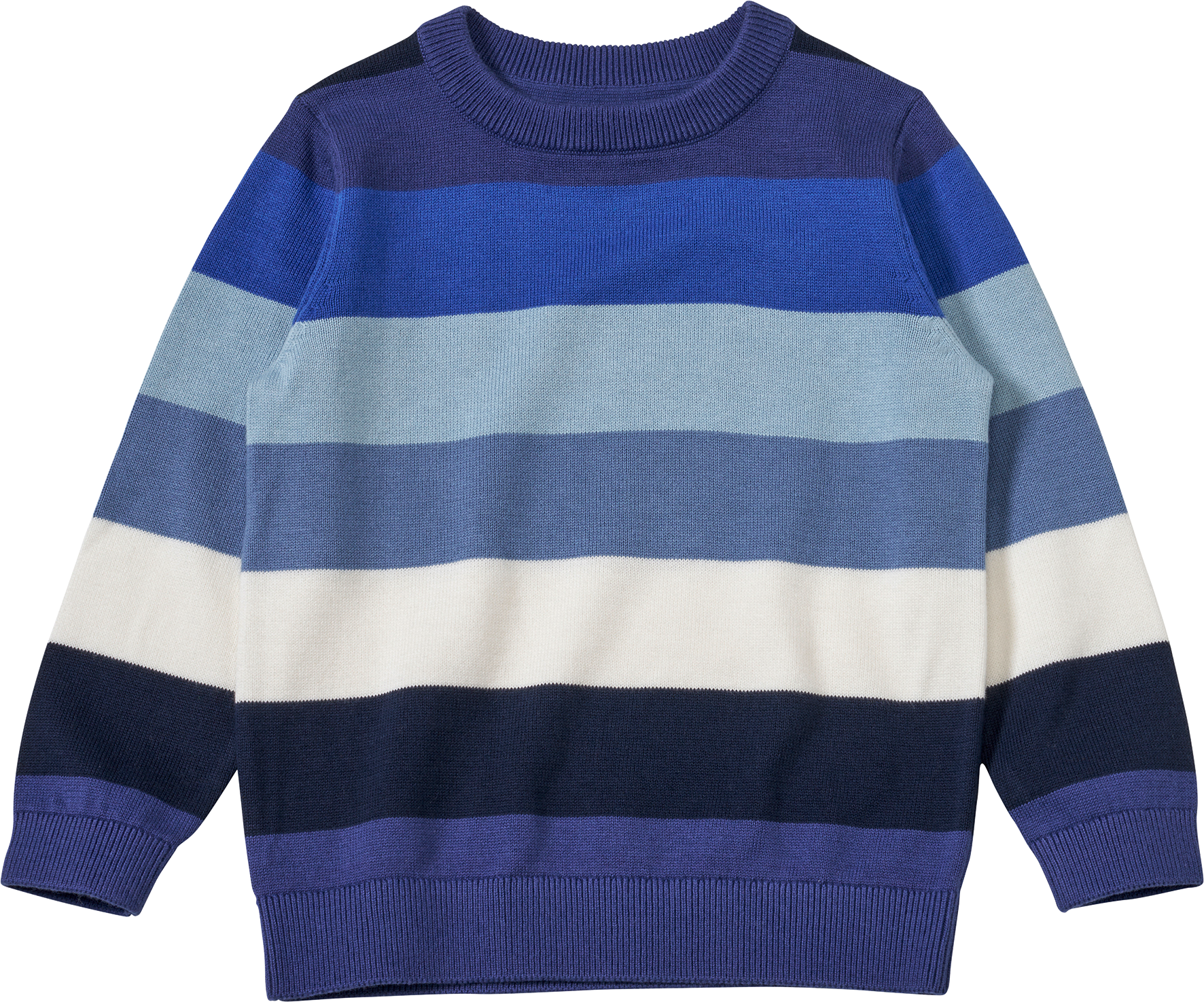 Pullover aus Strick, blau, Gr. 128