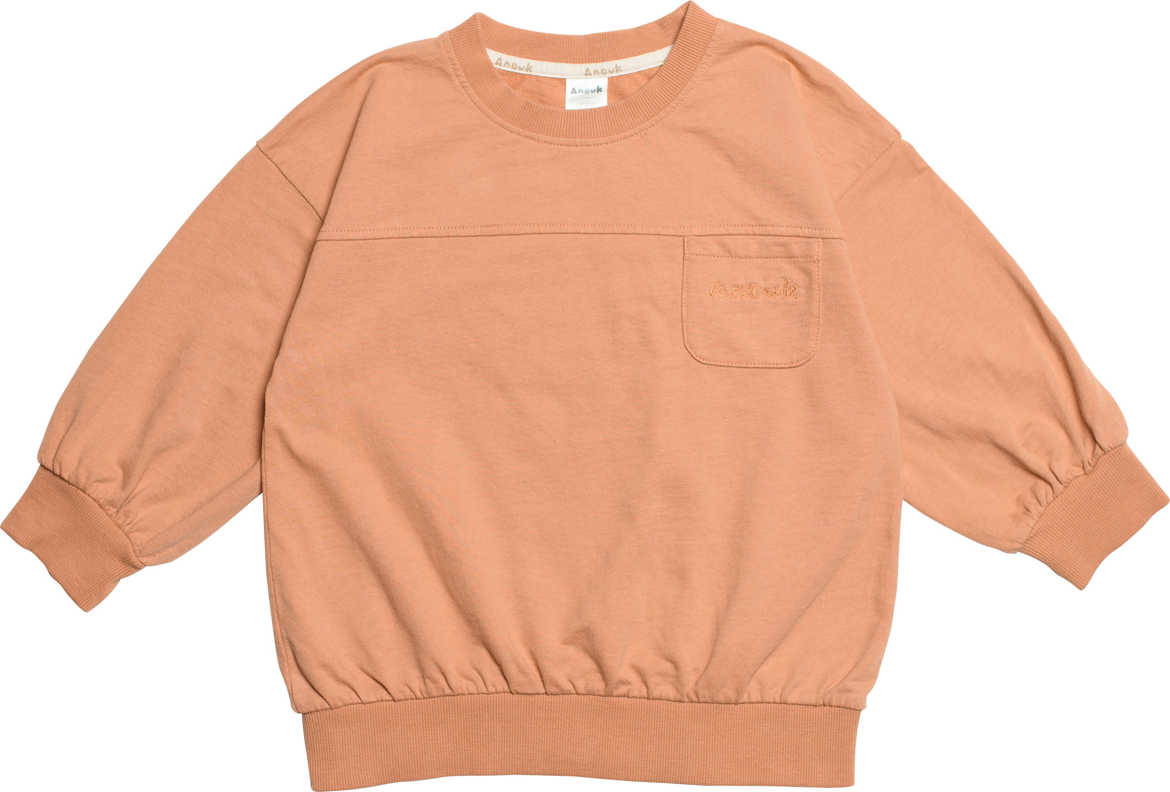 Anouk Sweatshirt mit Affi-Applikation, orange, Gr. 110