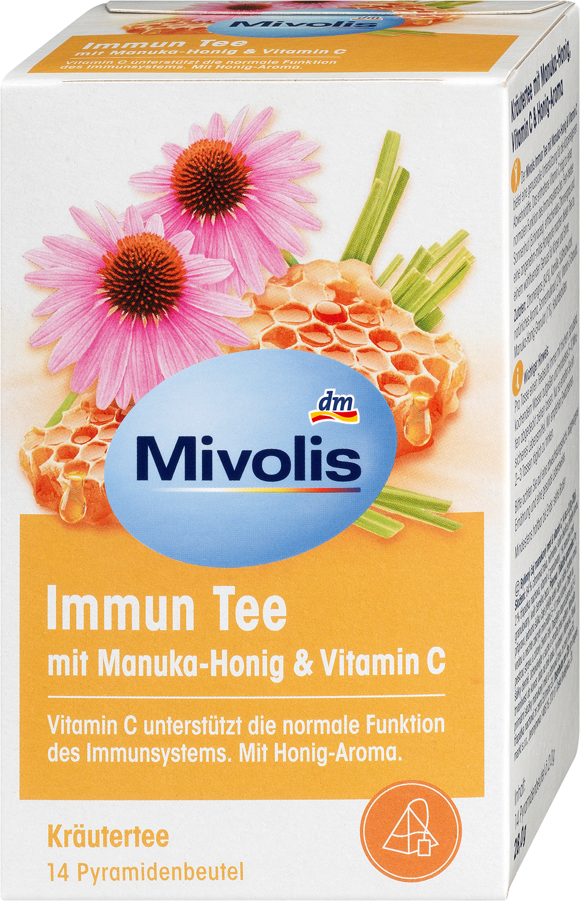Kräutertee, Immun Tee mit Manuka-Honig & Vitamin C (14 Beutel)