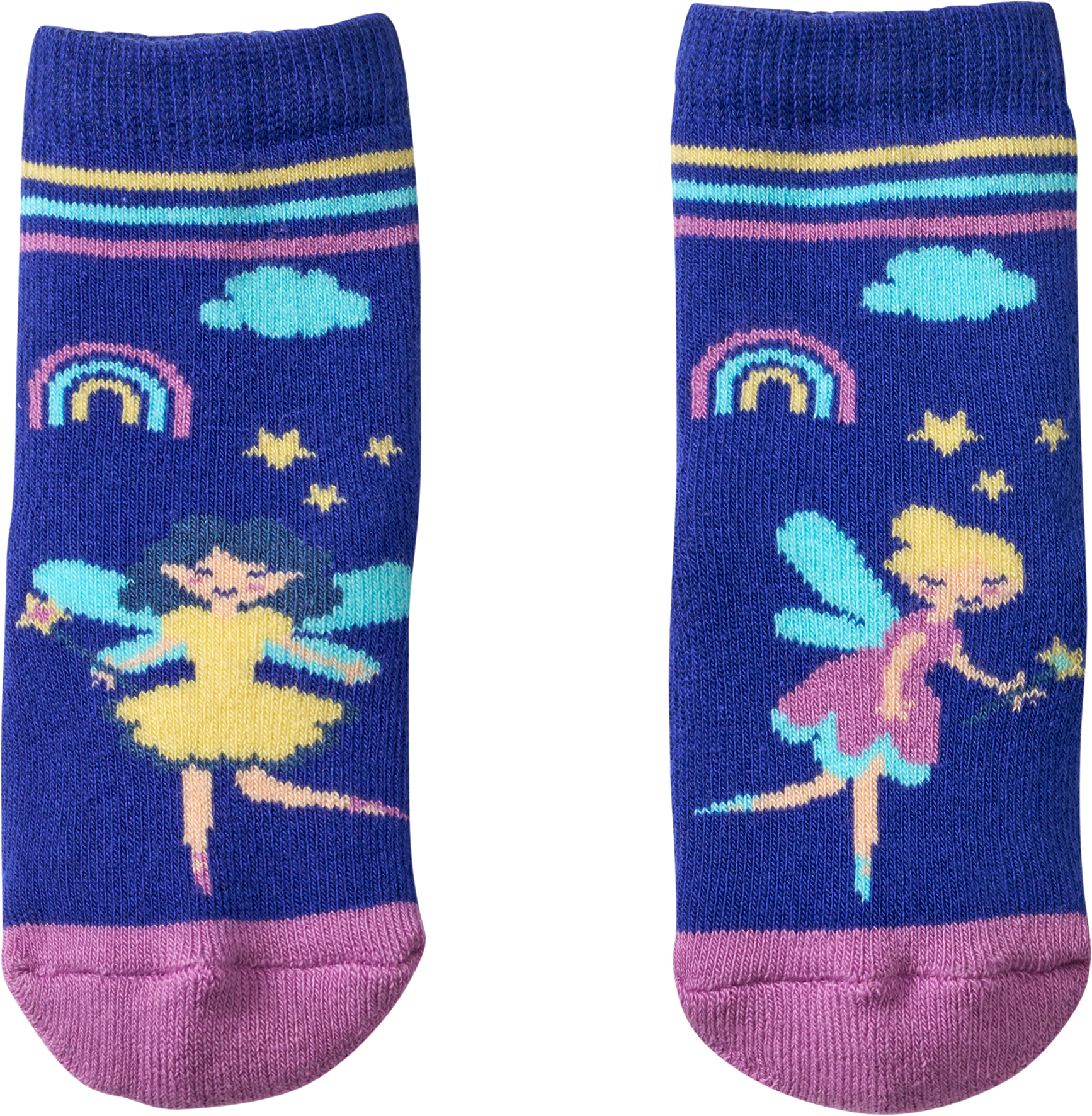 ABS Socken mit Feen-Motiv, blau, Gr. 23/26