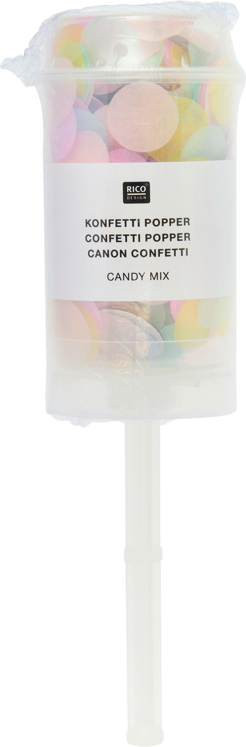 Konfetti-Popper, Candy-Mix (17,5x4,5x4,5 cm)