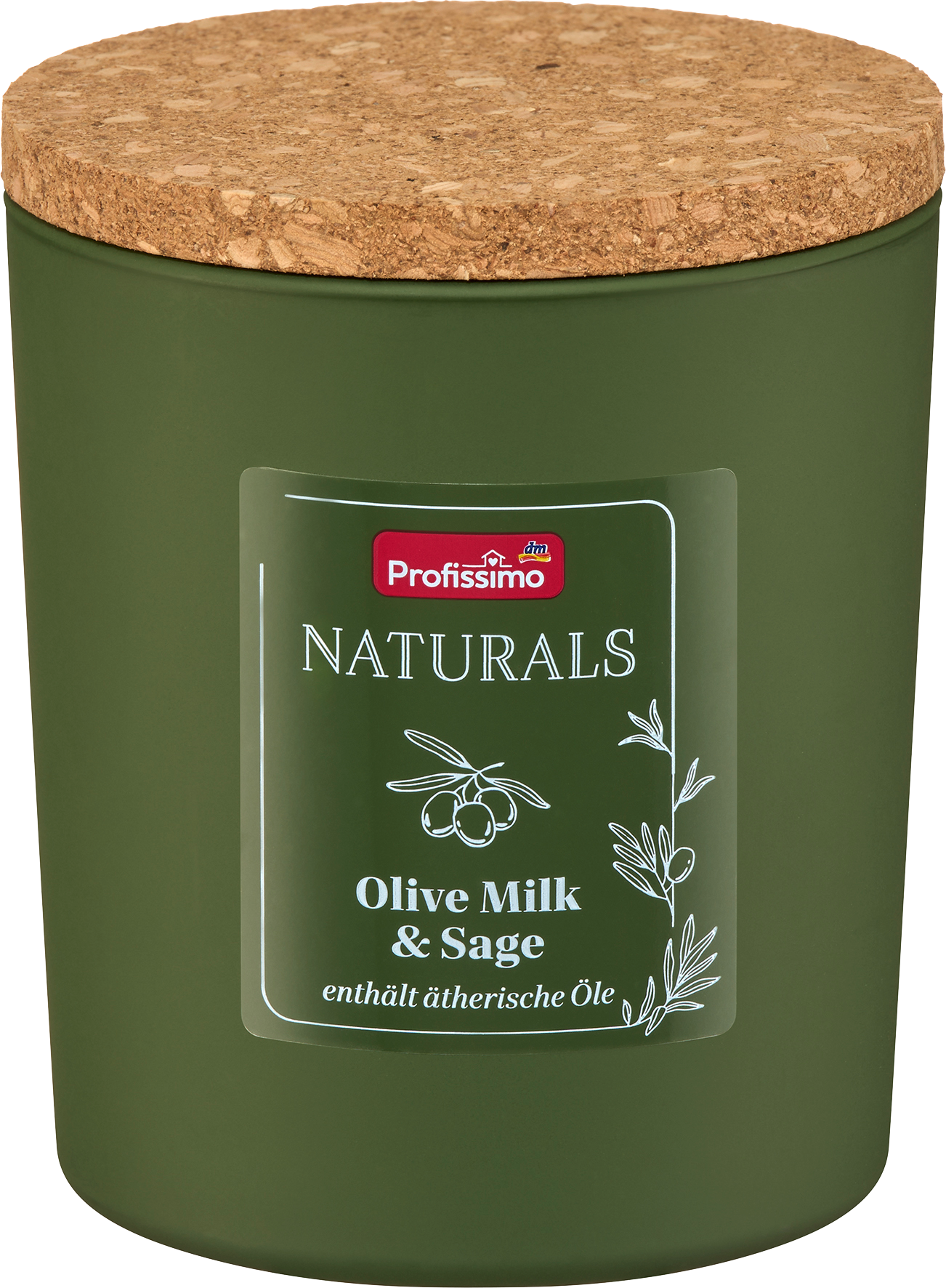 Duftkerze im Glas Olive Milk & Sage