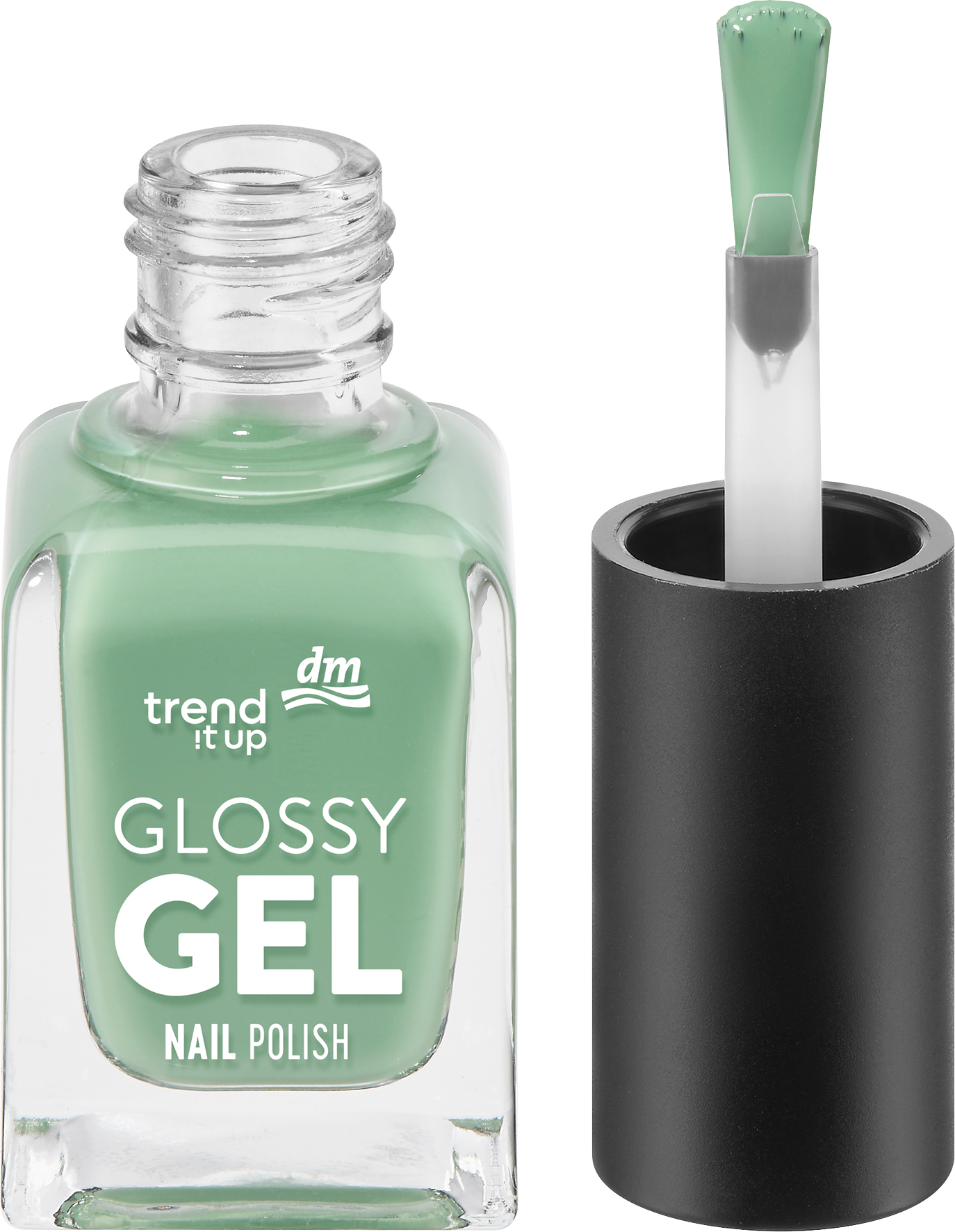 Nagellack Glossy Gel 200 Dark Moss Green 