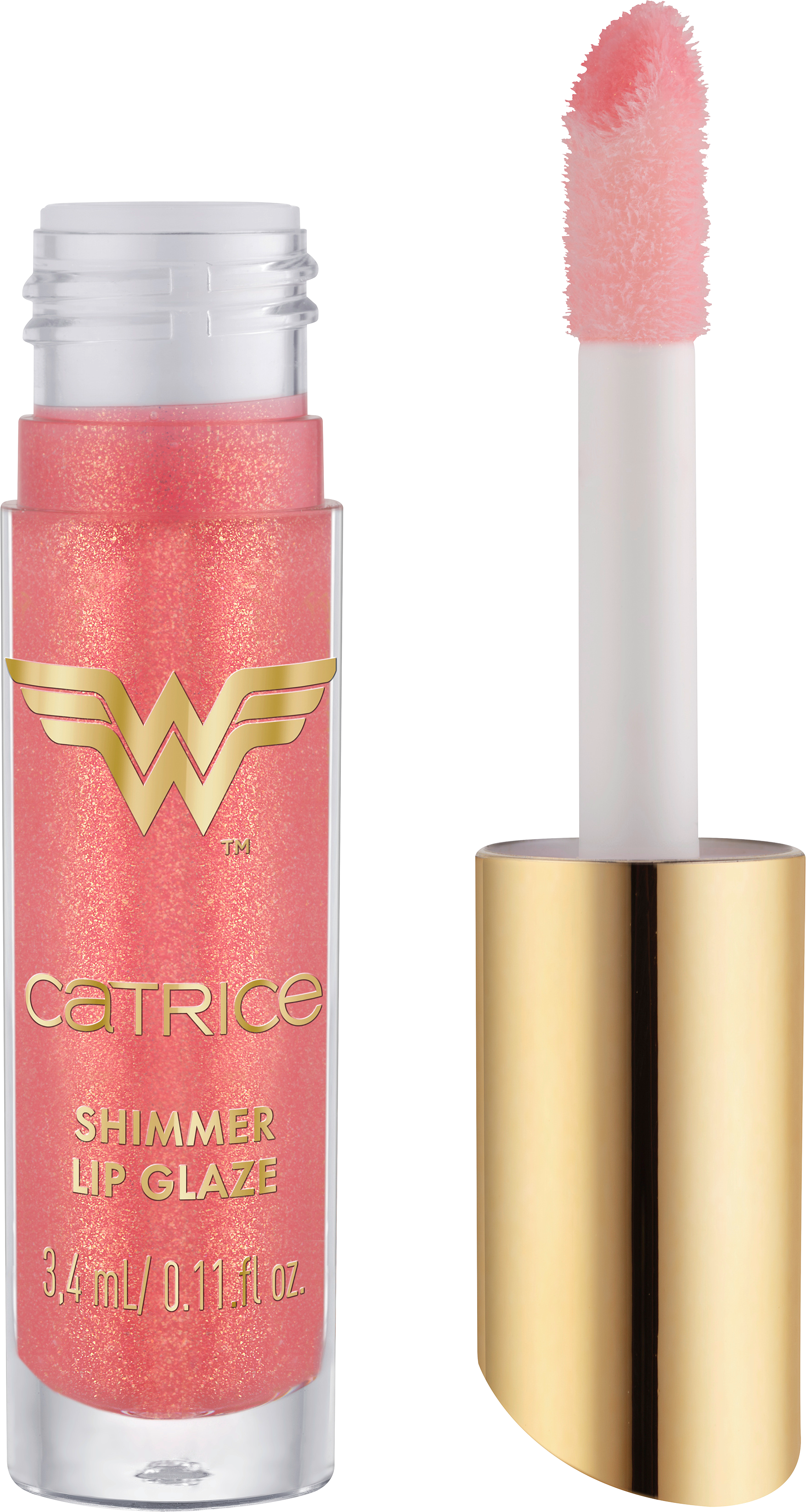 Lipgloss Wonder Woman Shimmer Glaze 020 Brave And Powerful
