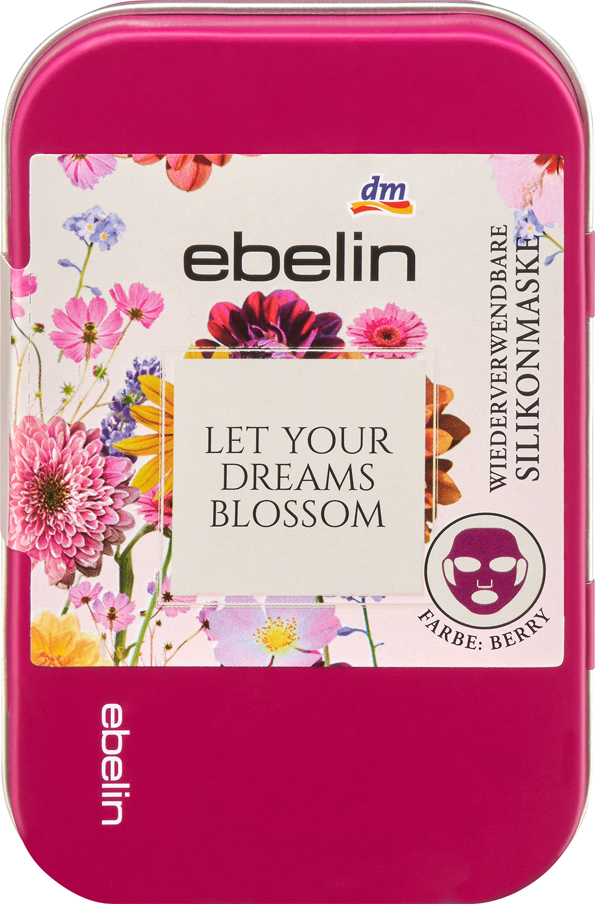 Silikonmaske Let Your Dreams Blossom, wiederverwendbar