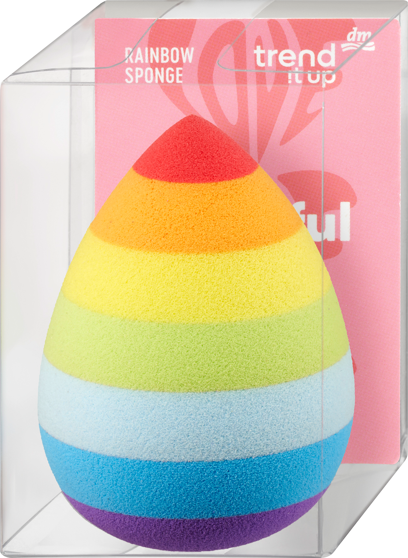 Make-up Schwamm Colorful Love Rainbow