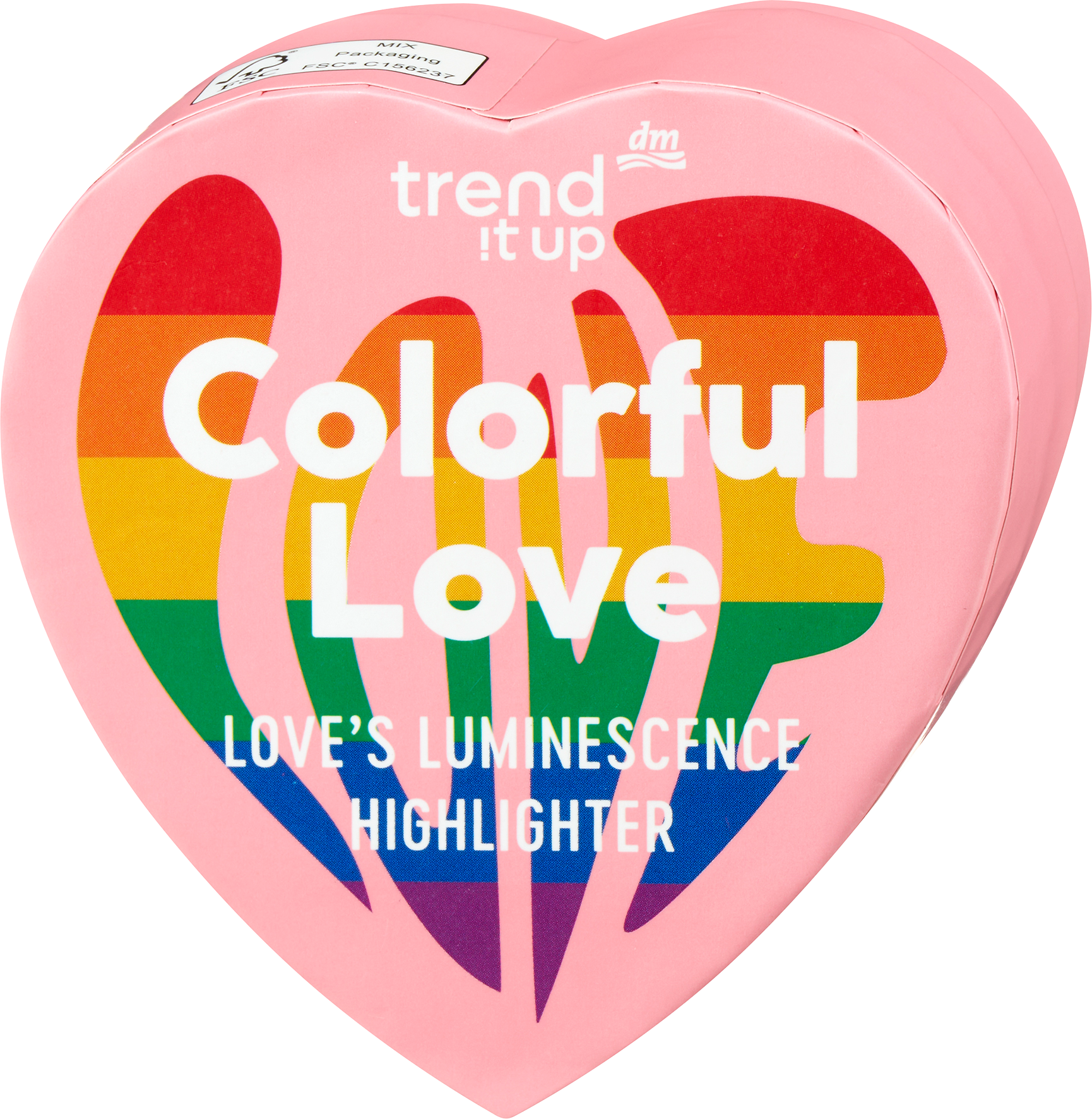 Highlighter Colorful Love Rainbow